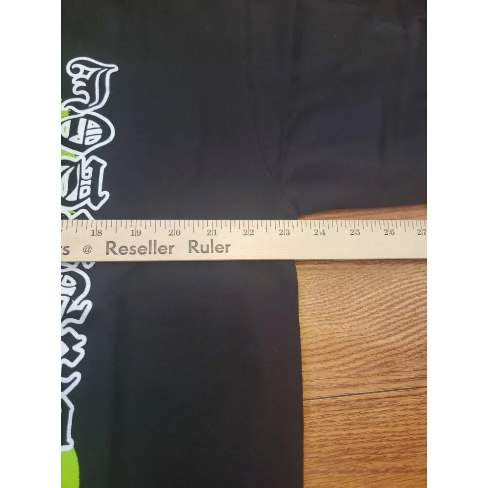 Fashion‎ Nova Hoodie Women's Size Large Black Green All Smiles Over Here NWOT